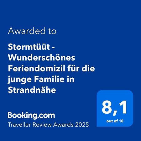 Stormtueuet - Wunderschoenes Feriendomizil Fuer Die Junge Familie In Strandnaehe Вангероге Экстерьер фото